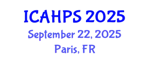 International Conference on Advanced Healthcare, and Patient Safety September 22, 2025 - Paris, France