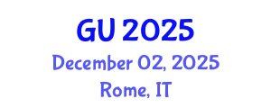 Green Urbanism (GU) December 02, 2025 - Rome, Italy