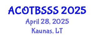 Annual Conference of the Baltic Sport Science Society April 28, 2025 - Kaunas, Republic of Lithuania