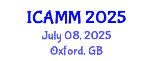 International Conference on Advanced Manufacturing and Materials July 08, 2025 - Oxford, United Kingdom