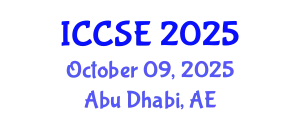 International Conference on Civil and Structural Engineering October 09, 2025 - Abu Dhabi, United Arab Emirates