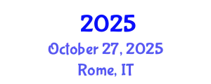 Euro Reproduction, Fertility and Gynecology Conference October 27, 2025 - Rome, Italy