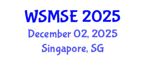 World Symposium on Materials Sciences and Engineering December 02, 2025 - Singapore, Singapore