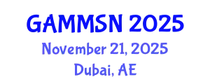 Global Anular Meeting on Materials Science, and Nanomaterials November 21, 2025 - Dubai, United Arab Emirates