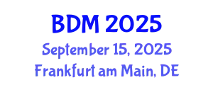 Big Data Minds September 15, 2025 - Frankfurt am Main, Germany