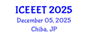 International Conference on Electronics and Electrical Engineering Technology December 05, 2025 - Chiba, Japan