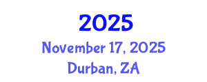 International Conference on Green Chemical Engineering, Energy & Environmental Sustainability November 17, 2025 - Durban, South Africa