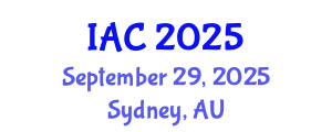 International Astronautical Congress September 29, 2025 - Sydney, Australia