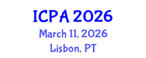 International Congress on Physics and Astronomy March 11, 2026 - Lisbon, Portugal