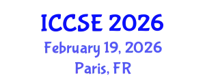International Congress on Civil and Structural Engineering February 19, 2026 - Paris, France