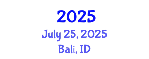 International Conference on Sustainable Development of Water and Environment July 25, 2025 - Bali, Indonesia