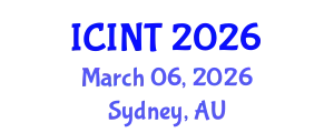 International Conference on Information and Network Technologies March 06, 2026 - Sydney, Australia