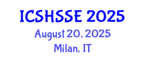 International Congress on studies in Humanities, Social Sciences and Education August 20, 2025 - Milan, Italy