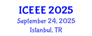 International Conference On Electrical And Electronics Engineering September 24, 2025 - Istanbul, Turkey