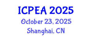 International Conference on Power and Energy Applications October 23, 2025 - Shanghai, China