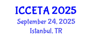 International Conference on Computer Engineering, Technologies and Applications September 24, 2025 - Istanbul, Turkey