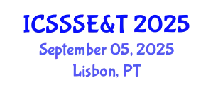 International Conference on Sciences, Social Sciences, Education & Technology September 05, 2025 - Lisbon, Portugal