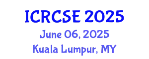 International Conference on Resilient City and Safety Engineering June 06, 2025 - Kuala Lumpur, Malaysia