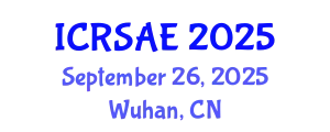 International Conference on Robotics Systems and Automation Engineering September 26, 2025 - Wuhan, China