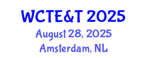 World Congress on Teaching, Education & Technology August 28, 2025 - Amsterdam, Netherlands