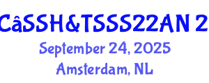48th AMSTERDAM International Congress on “Sciences, Social Sciences, Humanities & Technology” (SSSHT-25) scheduled on Sept. 24-26, 2025 Amsterdam (Netherlands) September 24, 2025 - Amsterdam, Netherlands