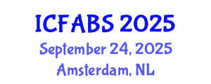 International Conference on Food, Agriculture and Biological Sciences September 24, 2025 - Amsterdam, Netherlands