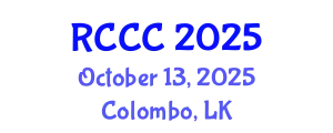 The Regional Climate Change Conference October 13, 2025 - Colombo, Sri Lanka