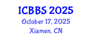 International Conference on Bioinformatics and Biomedical Science October 17, 2025 - Xiamen, China