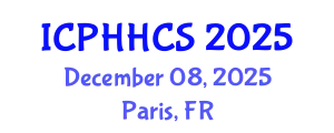 International Conference on Public Health and Health Care System December 08, 2025 - Paris, France