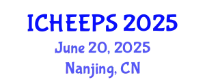 International Conference on Hydrodynamics, Energy and Electric Power System June 20, 2025 - Nanjing, China