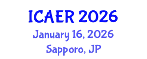 International Conference on Advances in Environment Research January 16, 2026 - Sapporo, Japan