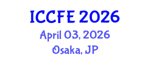International Conference on Chemical and Food Engineering April 03, 2026 - Osaka, Japan