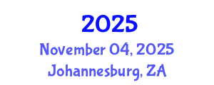 International Conference on Advances in Cement and Concrete Research November 04, 2025 - Johannesburg, South Africa