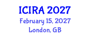International Conference on Intelligent Robotics and Applications (ICIRA) February 15, 2027 - London, United Kingdom
