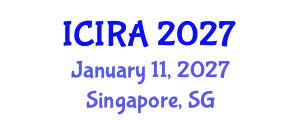 International Conference on Intelligent Robotics and Applications (ICIRA) January 11, 2027 - Singapore, Singapore