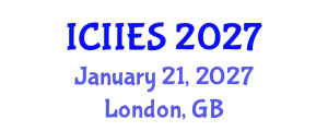 International Conference on Intelligent Information and Engineering Systems (ICIIES) January 21, 2027 - London, United Kingdom