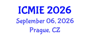 International Conference on Mechatronics, Manufacturing and Industrial Engineering (ICMIE) September 06, 2026 - Prague, Czechia