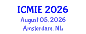 International Conference on Mechatronics, Manufacturing and Industrial Engineering (ICMIE) August 05, 2026 - Amsterdam, Netherlands