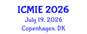 International Conference on Mechatronics, Manufacturing and Industrial Engineering (ICMIE) July 19, 2026 - Copenhagen, Denmark
