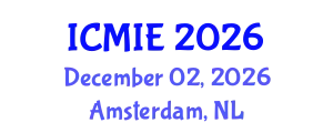 International Conference on Mechatronics, Manufacturing and Industrial Engineering (ICMIE) December 02, 2026 - Amsterdam, Netherlands