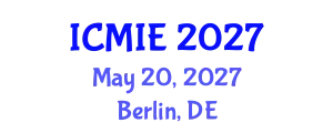 International Conference on Mechatronics, Manufacturing and Industrial Engineering (ICMIE) May 20, 2027 - Berlin, Germany