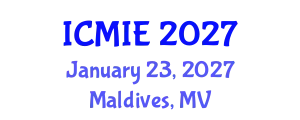 International Conference on Mechatronics, Manufacturing and Industrial Engineering (ICMIE) January 23, 2027 - Maldives, Maldives