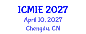 International Conference on Mechatronics, Manufacturing and Industrial Engineering (ICMIE) April 10, 2027 - Chengdu, China