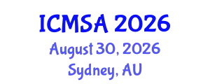 International Conference on Marine Science and Aquaculture (ICMSA) August 30, 2026 - Sydney, Australia