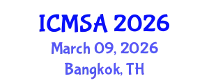 International Conference on Marine Science and Aquaculture (ICMSA) March 09, 2026 - Bangkok, Thailand