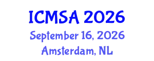 International Conference on Marine Science and Aquaculture (ICMSA) September 16, 2026 - Amsterdam, Netherlands