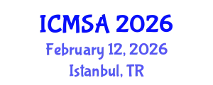 International Conference on Marine Science and Aquaculture (ICMSA) February 12, 2026 - Istanbul, Turkey
