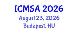 International Conference on Marine Science and Aquaculture (ICMSA) August 23, 2026 - Budapest, Hungary