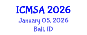 International Conference on Marine Science and Aquaculture (ICMSA) January 05, 2026 - Bali, Indonesia