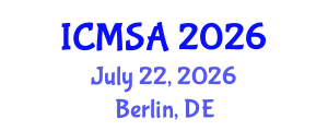 International Conference on Marine Science and Aquaculture (ICMSA) July 22, 2026 - Berlin, Germany